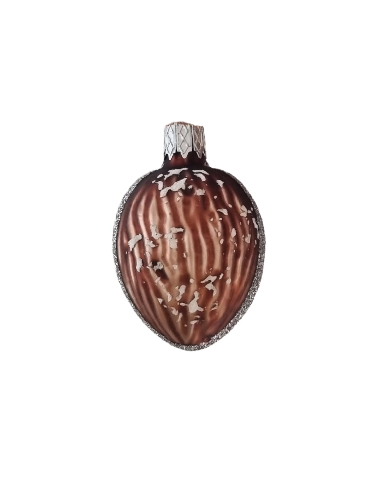 European Glass Christmas ornament of a Hazelnut (B)