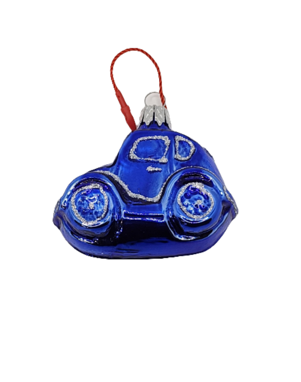 European Glass Christmas ornament of a Cars | Small Rounded Cars (F)
