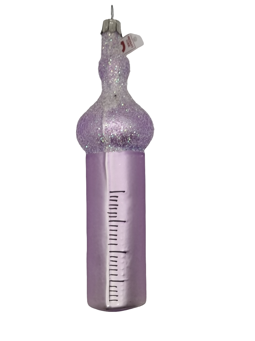European Glass Christmas ornament of a Spire (D)