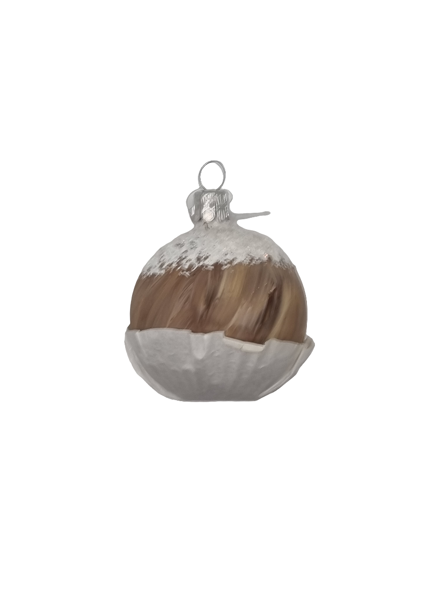 European Glass Christmas ornament of a Bon bon chocolate (C)