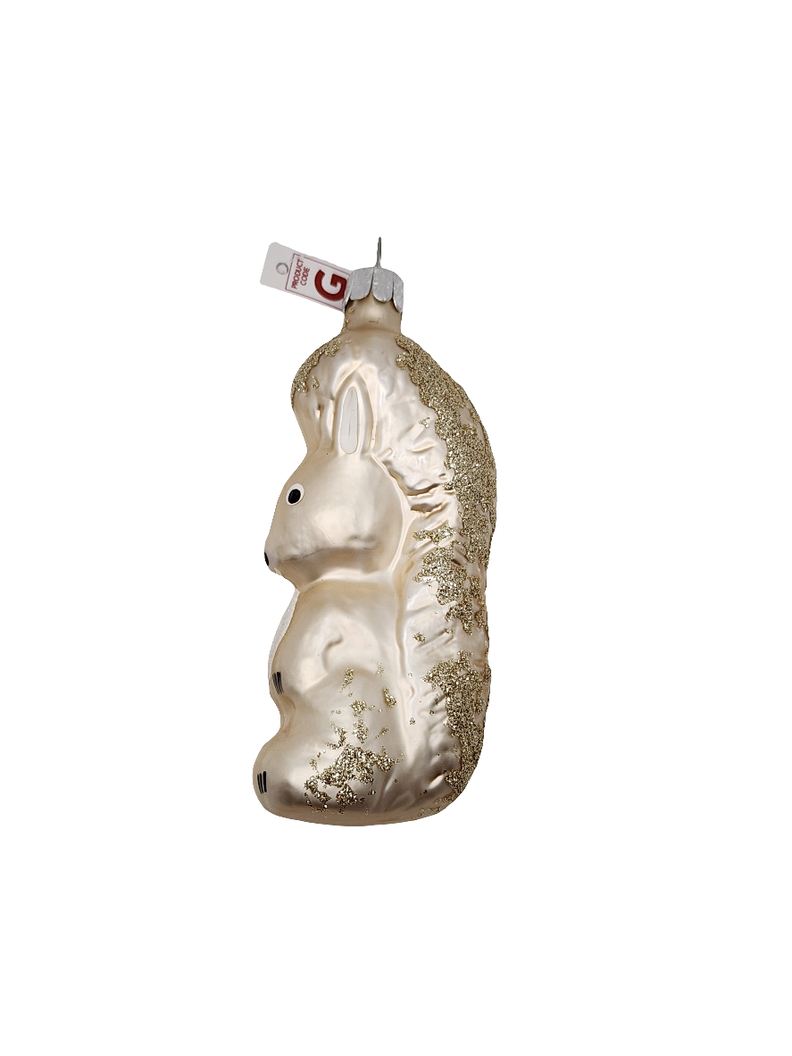 European Glass Christmas ornament of a Squirrel (G)