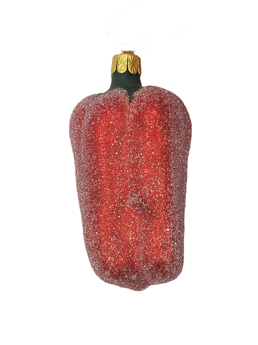 European Glass Christmas ornament of a Capsicum (K)