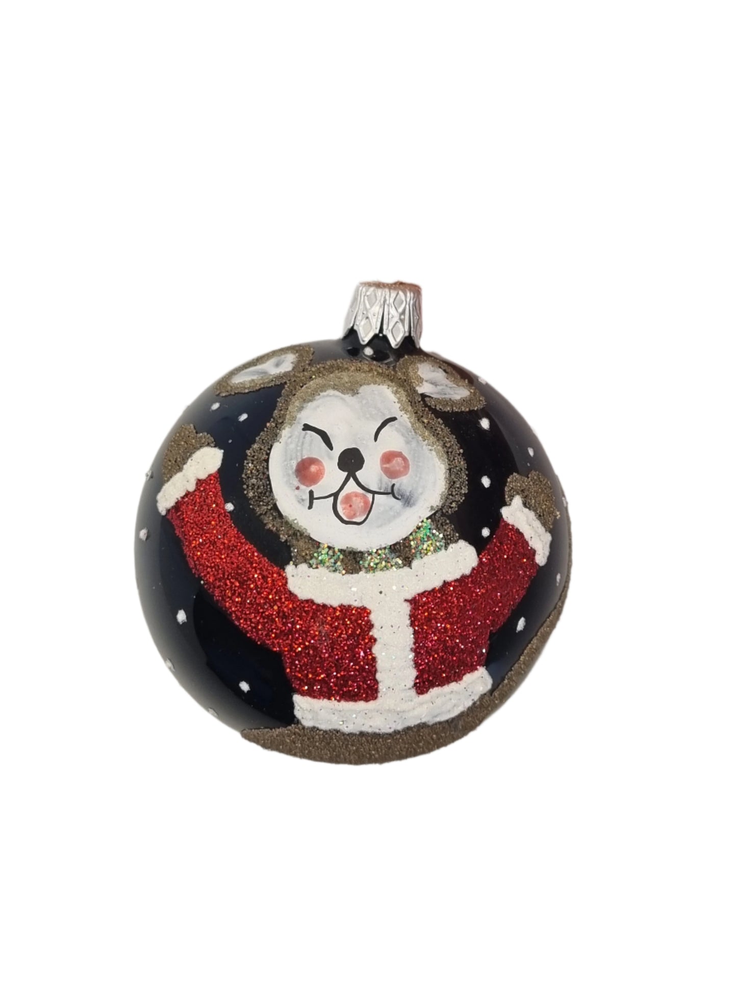 European Glass Christmas ornament of a Feb 2025