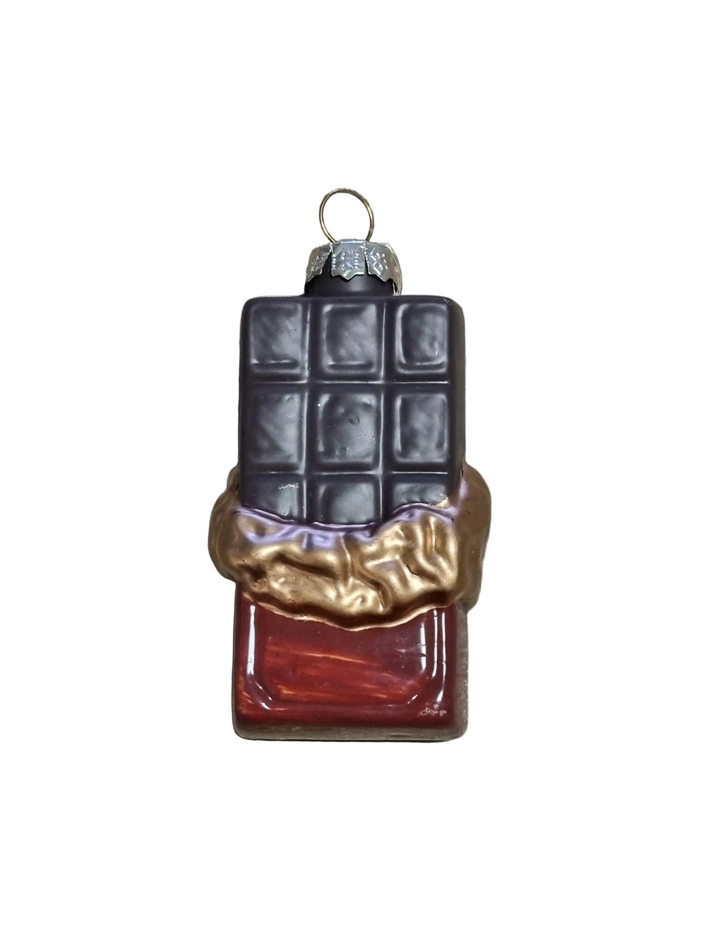 Decorative chocolate bar ornament