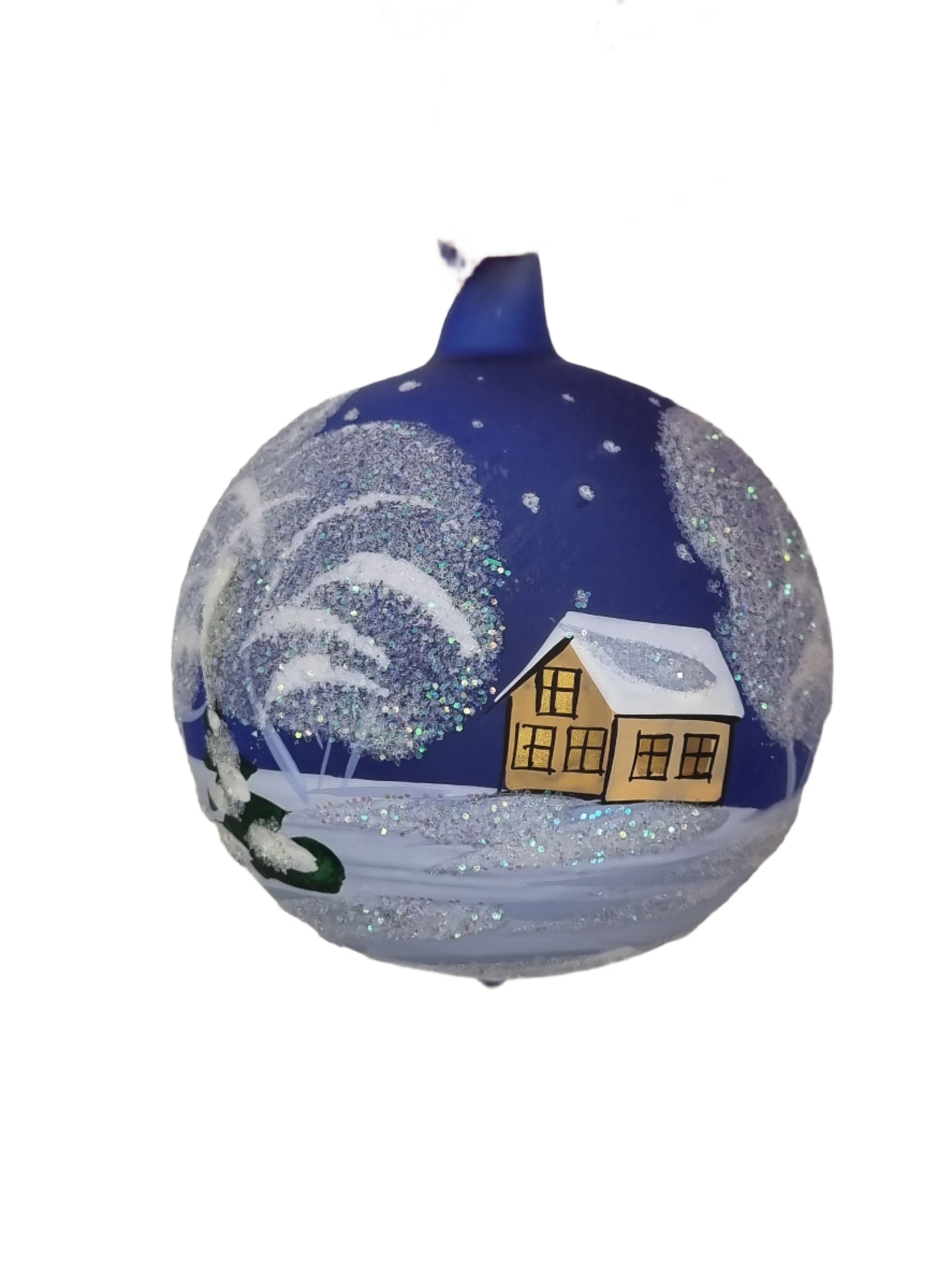 European Glass Christmas ornament of a Feb 2025