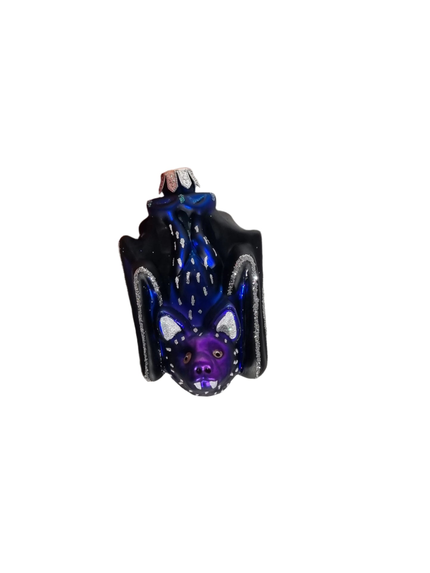 European Glass Christmas ornament of a Bat (P)