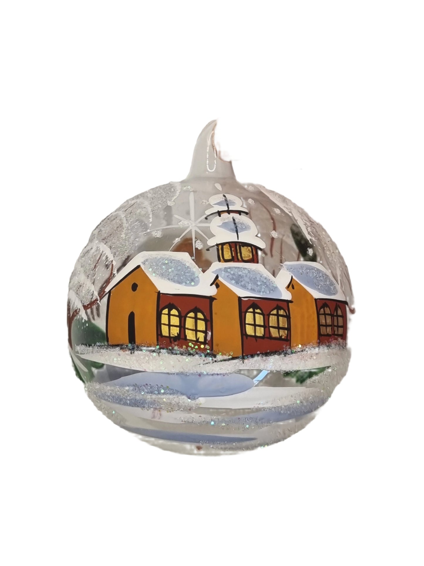 European Glass Christmas ornament of a Feb 2025