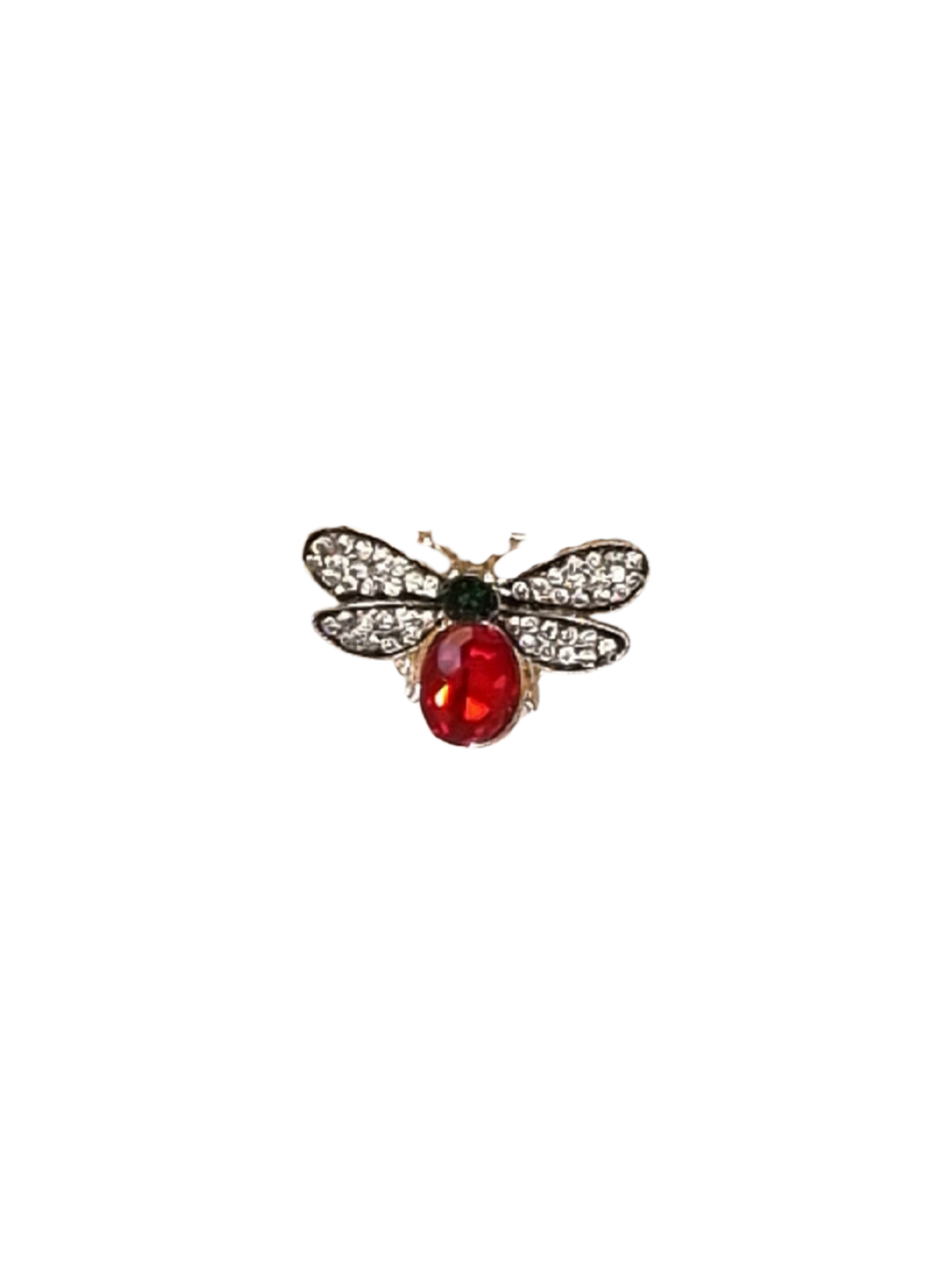Red Crystal Beetle | Brooch III