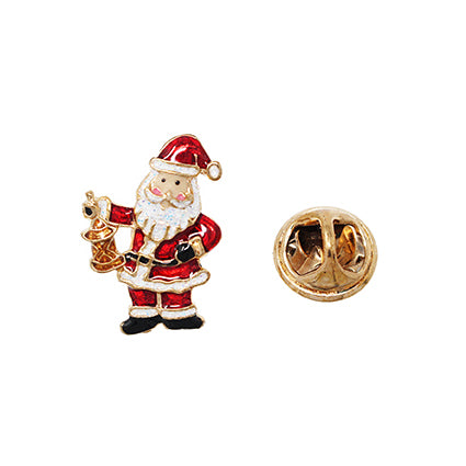 European Glass Christmas ornament of a Lantern Santa | Pins