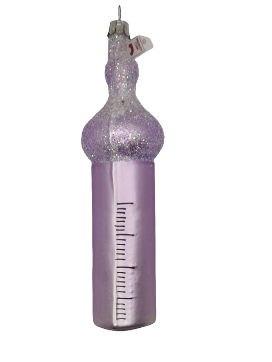 European Glass Christmas ornament of a Spire (D)