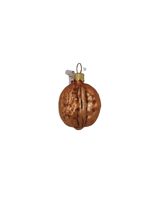 European Glass Christmas ornament of a Hazelnut (F)