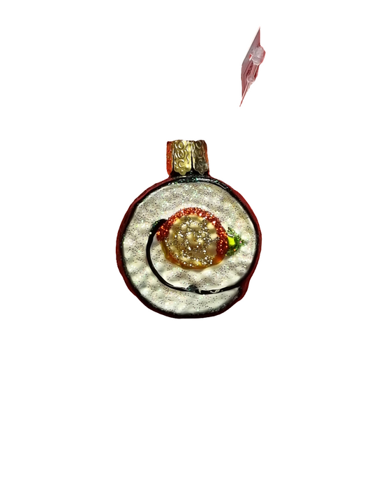 European Glass Christmas ornament of a Sushi (G)
