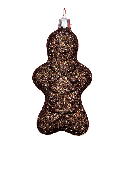 European Glass Christmas ornament of a Gingerbread Man (M)