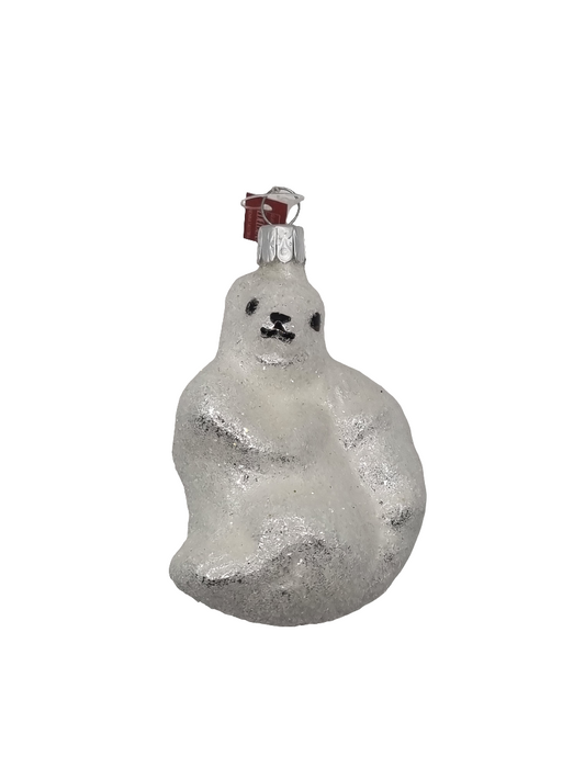 European Glass Christmas ornament of a Squirrel (D)