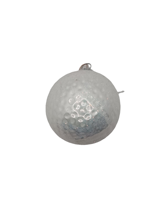 European Glass Christmas ornament of a Golf ball (E)
