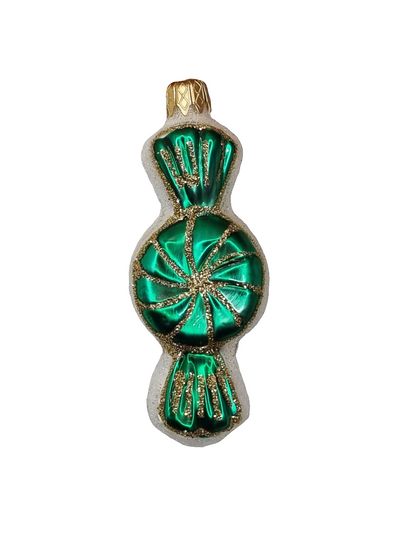 European Glass Christmas ornament of a Lolly Bon Bon (D)