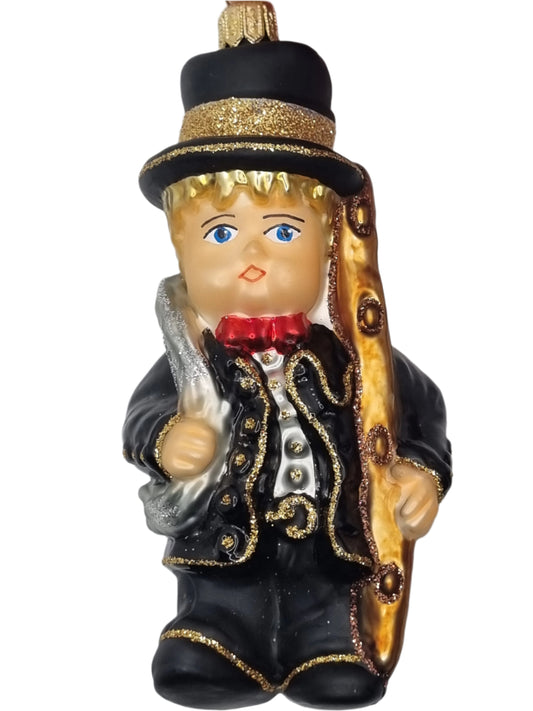 European Glass Christmas ornament of a Feb 2025