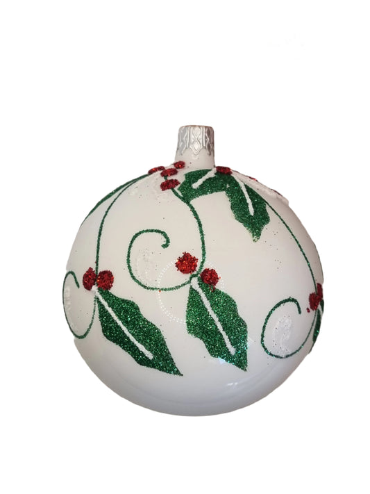 European Glass Christmas ornament of a Feb 2025
