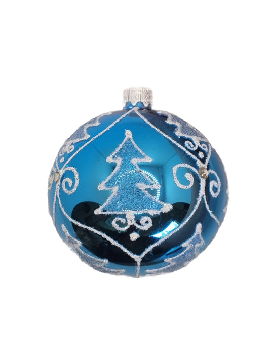 European Glass Christmas ornament of a Feb 2025