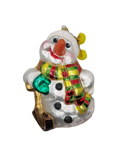 European Glass Christmas ornament of a Test