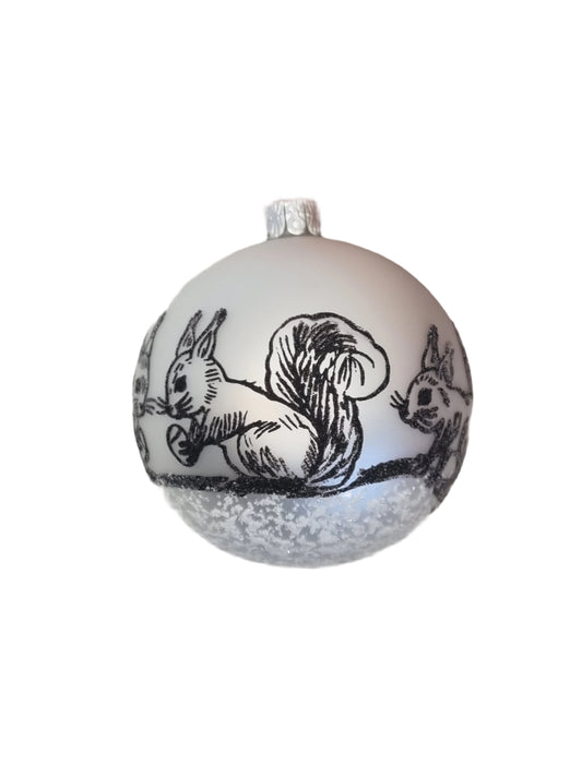 European Glass Christmas ornament of a Feb 2025