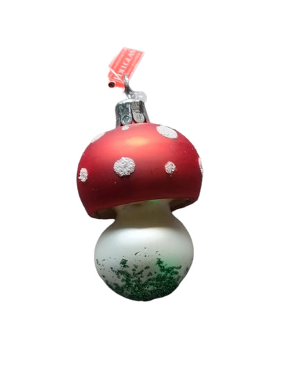 Mushroom | Assorted Design with Red Cap & White Stem (F)