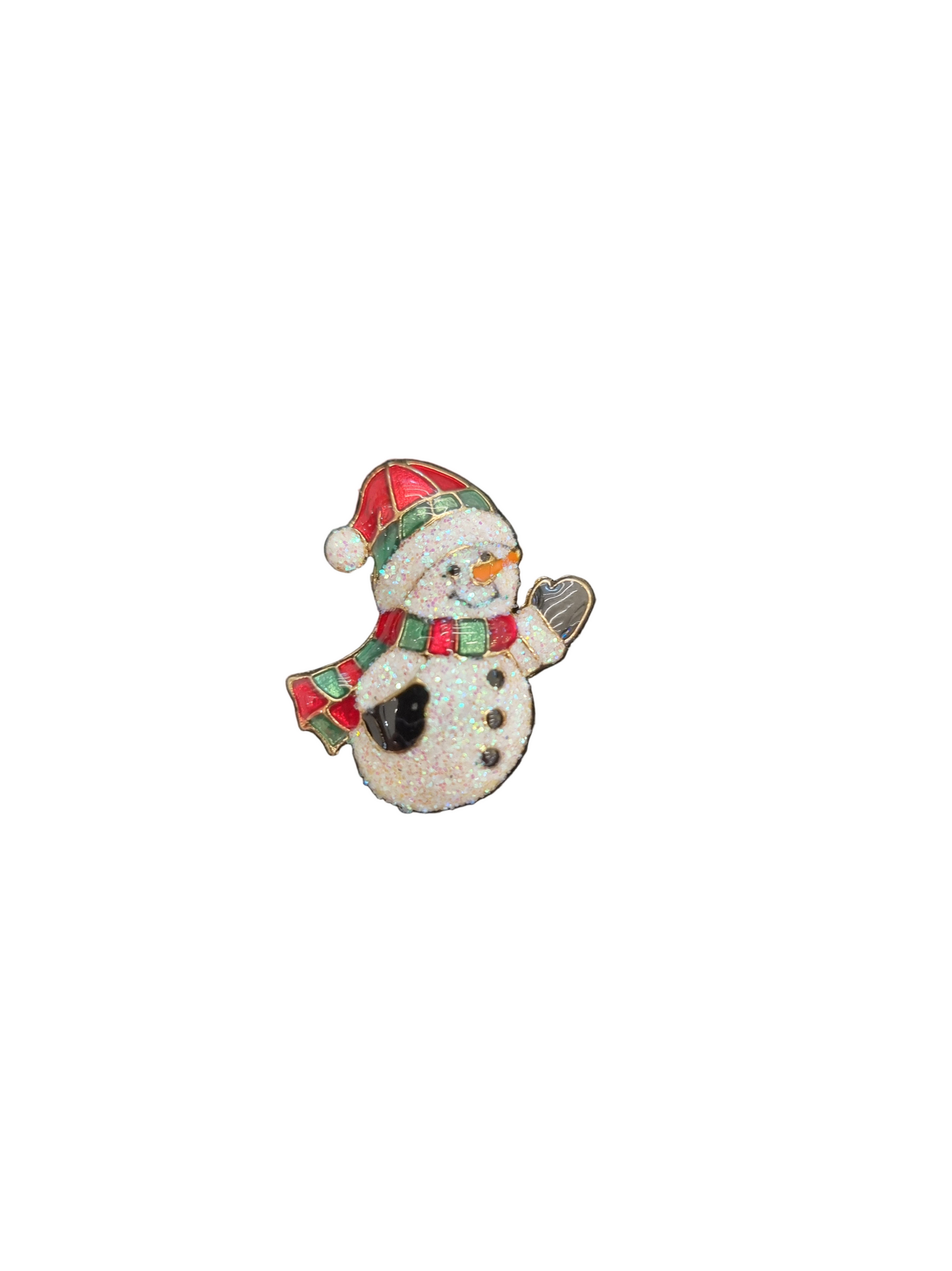 Waving Snowman with Scarf | Pins